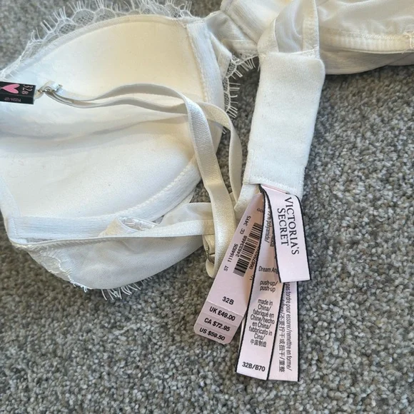 🛍️ NWT Victoria’s Secret Matching Push Up Bra & Lace Thong Set - Picture 6 of 7